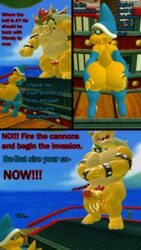 2boys 3d big_ass big_balls big_butt big_penis bowser cock_sleeve comic comic_page erect_penis erection flaccid high_socks kamek malesub mario_(series) nutmansfm reluctant source_filmmaker super_mario_bros. tagme