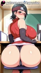 1girls 2025 ai_assisted ai_generated anime artist_name ass ass big_ass big_butt black_hair blush booty boruto:_naruto_next_generations breast breasts breasts breasts bubble_ass bubble_butt bust buttocks cameltoe chest classroom curvy_ass curvy_butt cute_ass desk fat_ass fat_mons female_focus female_only firm_ass giant_ass giant_breasts glasses heavy_ass heavy_breasts hi_res high_quality high_resolution highres huge_ass huge_boobs huge_breasts juicy_ass juicy_butt large_ass looking_back massive_ass massive_boobs massive_breasts monitor naruto naruto_(series) naruto_shippuden on_desk panties patreon patreon_username perfect_ass plump_ass red-framed_eyewear round_ass sarada_uchiha school_desk sexy_ass shiny shiny_skin short_hair sitting skypassion solo stable_diffusion thick_ass thighs tight_ass uchiha_sarada underwear voluptuous_ass watermark wide_ass