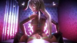 16:9 3d animated balls_deep bimbo blonde_hair bunny_ears censored cowgirl_position dark-skinned_female dark_skin elbow_gloves feet_out_of_frame female gyaru high_resolution indoors kantai_collection large_ass large_filesize looking_at_viewer looking_back looking_back_at_viewer mp4 penis pussy_juice sex shimakaze_(kantai_collection) smile sound spread_legs straddling stripper_pole tagme taka84 thighhighs vaginal_penetration video