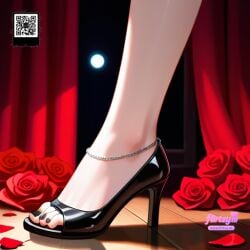 ai_assisted ai_generated black_flower black_rose blue_flower blue_rose bouquet camellia defloration female flirtzy.ai flower flower_ornament full_moon green_flower hat_flower hibiscus high_heels holding_flower ib_(ib ibaraki_kasen moon nail_polish night noelle_(genshin_impact orange_flower petals pink_flower pink_rose pubic_tattoo purple_flower purple_rose red_flower red_moon red_nails red_rose rose rose_petals rose_print spider_lily spoken_squiggle squiggle thorns tulip vase white_flower white_rose yellow_flower yellow_rose