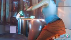 2futas 3d aggressive anal android animated ass_jiggle balls balls_touching ballsack big_balls big_penis blender breasts brown_hair chell dickgirl duo from_behind futa_on_futa futa_only futanari hands_against_wall haydee haydee_(game) huge_balls huge_cock laboratory mp4 nuttytouch penis portal self_upload sex shiny_skin shorter_than_30_seconds sound stuck tagme tank_top testicles thrusting video