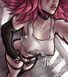 1futa balls_under_clothes booty_shorts buldge canon_futa capcom choker crop_top final_fight flashing flashing_penis flirting_with_viewer flirty futanari nipples_visible_through_clothing peeking_balls peeking_dick penis_out penis_peek pink_hair poison_(final_fight) red_lipstick see-through_clothing see-through_top selfie sexting shaved_crotch short_shorts shorts snowyfeline solo solo_futa street_fighter testicles testicular_bulge thick_thighs thighs trans_woman transfem transgender unzipped_shorts