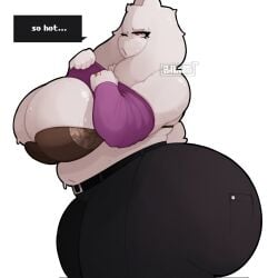 2d 2d_(artwork) ass belly big_ass big_breasts breasts chubby female fluffy furry goat goat_girl huge_ass milf mommy red_eyes showing_breasts srnava sweaty tagme thick_ass thick_legs thick_thighs thighs toriel toriel_(undertale) undertale undertale_(series)