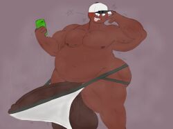 1boy ass balls bbm beau_(doomcurse) belly big_balls big_penis boner buff cap cellphone chubby chubby_male dark-skinned_male dark_skin doomcurse enormous_penis erect_penis erection exhibitionism exposed_penis huge_balls huge_cock humanoid long_penis male male_only massive_balls massive_penis muscular muscular_male muscular_pecs muscular_thighs musk musk_clouds pecs penis plump plump_male presenting presenting_penis selfie selfie_pose steam steaming_body sweat taking_picture thick_penis thick_thighs throbbing throbbing_penis tongue tongue_out twitching_penis underwear visible_penis