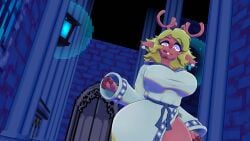 cally3d cryptiacurves deltarune noelle_holiday noelle_holiday_(cryptiacurves) vrchat vrchat_avatar