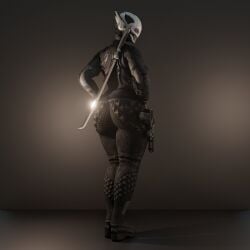 1girls 3d ass clothed clothed_female clothing destiny_(game) exo female female_only glowing_eyes guardian_(destiny) gun holster holstered_weapon hunter_(destiny) looking_at_viewer looking_back looking_back_at_viewer melee_weapon pistol purple_eyes ranged_weapon robot robot_girl robot_humanoid sword that_one_spartan thick_ass thick_thighs thighs weapon white_body