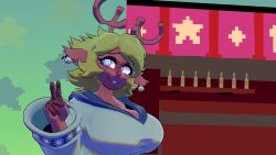 cally3d cryptiacurves deltarune noelle_holiday noelle_holiday_(cryptiacurves) vrchat vrchat_avatar
