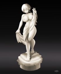 1girls ancient_greece big_breasts breasts clavicle deity female fine_art fine_art_parody greek_statue huge_breasts mai_(mai_munah) mai_munah mythology naokamaa nude nude_female oc original original_character public_domain sculpture short_hair statue tagme topless venus_de_milo venus_de_milo_(alexandros_of_antioch) wide_hips