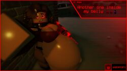 alley ass big_ass big_belly big_breasts big_butt big_thighs blog brown_hair consuming cybernetic_arm cybernetics cyberpunk oc oc_character red_eyes red_shirt roblox roblox_avatar roblox_background roblox_game roblox_studio robloxian underfertv vore vore_belly wavy_hair zea(underfertv)