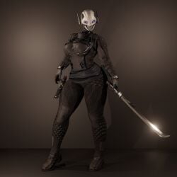 1girls 3d breasts clothed clothed_female clothing destiny_(game) exo female female_only glowing_eyes guardian_(destiny) gun holding_object holding_weapon holster holstered_weapon hunter_(destiny) looking_at_viewer melee_weapon pistol purple_eyes ranged_weapon robot robot_girl robot_humanoid sword that_one_spartan thick_thighs thighs weapon white_body