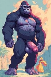 ai_generated donkey_kong game huge huge_cock island jungle n64 nes snes