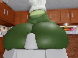 3d 3d_animation 3d_model alien animated bottomless boy boy_only boys_only chef dialogue femboy loop looping_animation male male_only males_only muitetul nsfw roblox robloxian