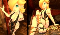 1girls 3d absurd_res absurdres bedroom cosplay crossing_legs crossover_cosplay elden_ring feet female female_focus female_only foot_fetish fromsoftware human human_female human_only image light-skinned_female light_skin looking_at_viewer mario_(series) princess_rosalina queen_marika_the_eternal_(cosplay) self_upload sitting solo solo_female standing super_mario_galaxy
