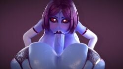 1futa 1girls 3d 3d_(artwork) animated bikini blowjob blue_body deepthroat dick dickgirl dickgirl/female futa_on_female futanari gasp heart-shaped_pupils heart_eyes huge_breasts huge_cock jinushi_san nipples penis red_hair tagme tau video warhammer_(franchise) warhammer_40k