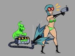 ass assisted_exposure bra danny_phantom embarrassed_underwear_female euf female maddie_fenton madeline_fenton mr._skeliebones panties vacuum wardrobe_malfunction