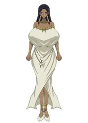 1girls breasts colored dark-skinned_female dark_skin egyptian egyptian_female female female_only front_view golden_bracelets huge_breasts isis_ishtar jewel_on_forehead long_hair looking_at_viewer necklace purple_eyes sihkygmojsn solo_female tagme uncensored voluptuous voluptuous_female wide_hips yu-gi-oh!
