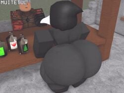 2025 3d 3d_model animated animated animation back_view big_butt bottom_heavy bubble_butt feminine muitetul nsfw plague_doctor plague_doctor_mask roblox robloxian scp scp-049 scp_foundation thicc thick thick_ass thick_thighs twerk twerking