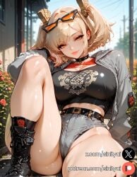 1girls 2025 ai_generated ass big_ass big_breasts blonde_hair breasts burnice_white female hi_res high_quality high_resolution highres huge_ass huge_breasts huge_thighs nsfw red_eyes sinity small_waist thick_thighs thin_waist yellow_hair zenless_zone_zero