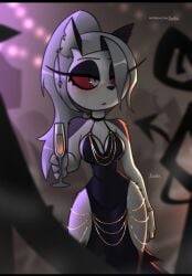 female furry helluva_boss jizoku loona_(helluva_boss) modakawa_dress no_source tagme
