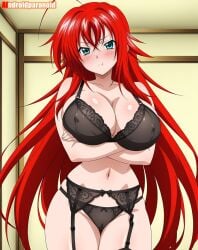 rias gremory from crunchyroll by aindroidparanoid