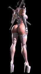 1girls 3d alcina_dimitrescu ass astromons battle big_breasts black_hair breasts busty capcom cleavage cosplay female giantess high_heels hips hourglass_figure large_breasts light-skinned_female light_skin lips lipstick mutant pale-skinned_female pale_skin platform_heels resident_evil resident_evil_8:_village taimanin_(series) tall_female vampire voluptuous wide_hips