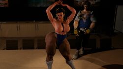 1boy 1girls 3d 3d_model 3d_render abs alternate_hairstyle athletic athletic_female boots brickhouse capcom chrome chun-li female hair hair_bun hair_buns justfrog-entertainment luke_sullivan male male/female muscular muscular_female muscular_legs muscular_male pale-skinned_female pale_skin pantyhose ribbon ribbons street_fighter street_fighter_v tagme thick_thighs thighs thunder_thighs thunderthighs toned toned_body toned_female veins veiny veiny_penis virt-a-mate virtamate