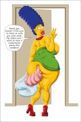 anal anus ass bynshy chubby_female fat_ass female marge_simpson prolapse prolapsed_anus the_simpsons