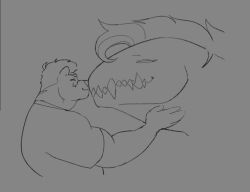 anthony_drescar_(markusd) enti_orasia_(entitropy) kiss_on_lips kissing markusd monster
