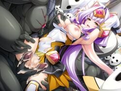 6+boys after_rape after_sex after_vaginal animal_ears armpits arms_up azarin_(kouyoku_senki_exs-tia) breasts censored covered_navel cum cum_in_pussy cumdrip elbow_gloves exs-tia_magica fake_animal_ears female game_cg gangbang gloves grabbing_another's_breast grimrian groping group_sex hair_intakes headgear inoino kouyoku_senki_exs-tia large_breasts large_variant_set layered_skirt leg_grab long_hair magical_girl mask monster_boy mosaic_censoring multiple_boys nipples non-web_source official_art open_mouth penis purple_hair pussy rape restrained scarf shiny_skin skirt solo_focus spread_legs straight surrounded thighhighs torn_clothes torn_skirt variant_set very_long_hair white_gloves yellow_eyes yellow_trim