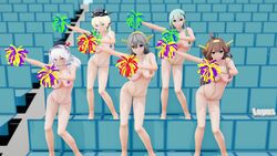 3d 4k animated cheerleader female female_only haruna_(kantai_collection) kantai_collection kashima_(kantai_collection) kongou_(kantai_collection) micro_bikini mikumikudance mp4 no_sound prinz_eugen_(kantai_collection) suzuya_(kantai_collection) video