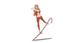 akayuki-zero big_breasts christmas female female_only nami one_piece shirtless