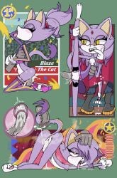 blaze the cat from sega by kotspit
