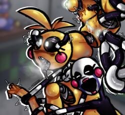 marionette (fnaf) from ahe gao by eviltqf