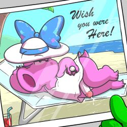 birdo from mario (series) by kingheron (artist)