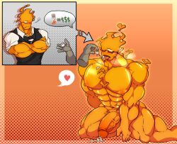 grillby from undertale by nulldystopia