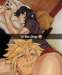 cloud strife from final fantasy by strawderryst