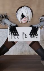 yorha 2b from nier: automata by satsufumi