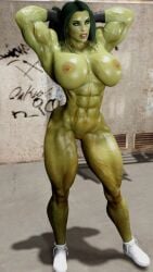 1girl 3d athletic_female big_ass big_breasts big_thighs breasts bust busty chest curvaceous curvy curvy_figure female fit_female green-skinned_female green_body green_skin hero heroine hips hourglass_figure huge_ass huge_breasts hulk_(series) jennifer_walters large_ass large_breasts marvel marvel_comics mature mature_female muscular_female round_ass round_breasts sevenarts she-hulk superhero superheroine thesevenartsx thick thick_hips thick_legs thick_thighs thighs toned_female top_heavy voluptuous voluptuous_female waist wide_hips wide_thighs