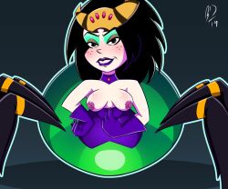 jamesdrawslewdthings female solo breasts nipples velma_green monster_girl drider the_grim_adventures_of_billy_and_mandy cartoon_network 2019 1girls