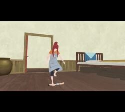 barefoot feet feet_focus foot_fetish foot_focus giantess kushina_uzumaki mmd stomp stomped stomping tagme trample trampling video