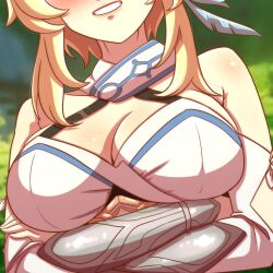 lumine (genshin impact) from genshin impact by wacum