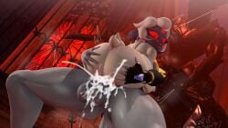 anthro cult_of_the_lamb cum femboy futa_on_male futanari lamb_(cult_of_the_lamb) massive_monster_(studio) pseudoregalia sybil_(pseudoregalia) theboobedone