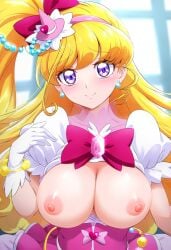 asahina_mirai breasts mahou_girls_precure! precure