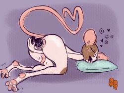 anal anal_masturbation anal_sex animal_dildo animal_sex_toy anthro anus blush blush_lines canine_dildo dildo dizzy erection femboy flexed_foot fur genitals heart_symbol knot knotted_dildo long_tail male mammal markings masturbation mouse murid murine pawpads penetration penis pillow puffy_anus rodent sex_toy solo spiral syrupcoyote tail throbbing throbbing_penis tongue tongue_out white_body white_fur