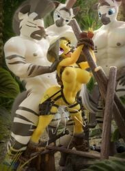 ahe_gao bondage cum cum_in_pussy cum_inside daring_do_(mlp) female hooves-art male my_little_pony penetration rape tribal zebra zebra_(male)_(mlp) zebradom zebroid