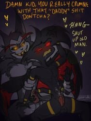arackniss arackniss_(vivzmind) cum_on_body daddy_kink drool feline furries furry gay hazbin_hotel husk husk_(hazbin_hotel) husker niss spider