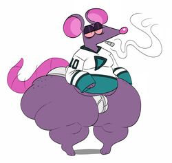 anthro blunt bulge freckles fur huge_thighs male male_only rat smoking sssonic2 stoner_rat_(sssonic2) thick_thighs tighty_whities wide_hips