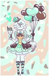 1_eye 1girls 2021 anthro ass ass_visible_through_thighs balloons big_ass big_breasts big_butt breasts enormous_ass enormous_breasts enormous_butt female giant_ass giant_breasts hi_res high_resolution highres huge_ass huge_breasts huge_butt ice_cream large_ass large_breasts large_butt looking_at_viewer massive_ass massive_breasts massive_butt minty_(oddly_bally) multicolored oddly_bally pattern_clothing socks thick thick_ass thick_hips thick_thighs thighs