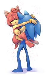 1boy 1girls 2021 amy_rose blue_hair blue_skin breasts closed_eyes female female/male male male/female penis pink_fur pink_hair qrog rogone2 sega sex sonic_(series) sonic_the_hedgehog sonic_the_hedgehog_(series)