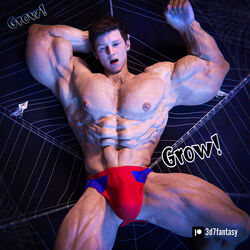 3d7fantasy 3d_(artwork) abs biceps bodybuilder cumming cumshot gay hyper hyper_balls hyper_genitalia hyper_muscles hyper_penis hyper_testicles male male_focus male_only marvel marvel_comics muscle muscle_growth muscles muscular muscular_arms muscular_ass muscular_back muscular_legs muscular_male muscular_thighs nipples pecs penis_growth peter_parker spider-man spider-man_(series) veins veiny_penis